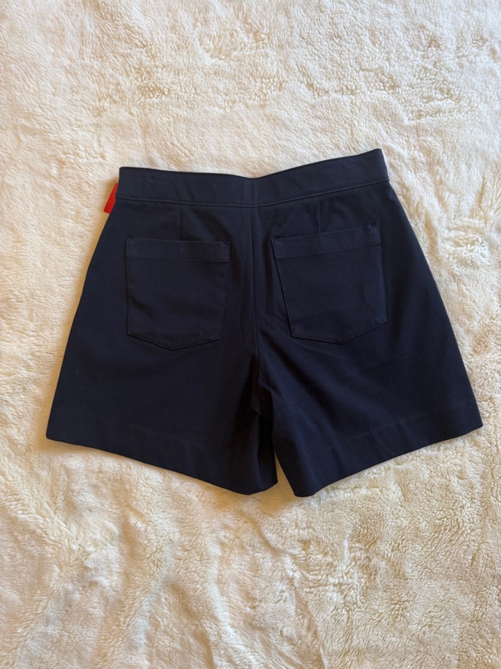 SPANX POLISHED SHORT CLASSIC NAVY STRETCH CHINO STYLE SIZE SMALL NWT - Picture 3 of 8